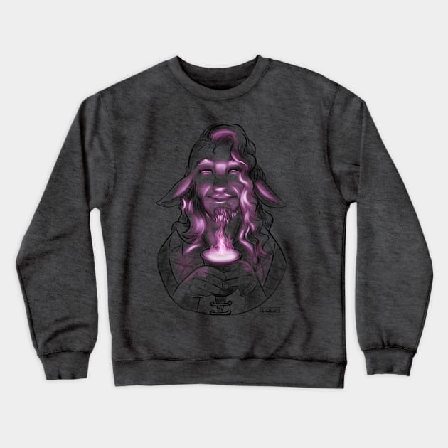 Cup o' Caduceus Crewneck Sweatshirt by AnnieMcBeth